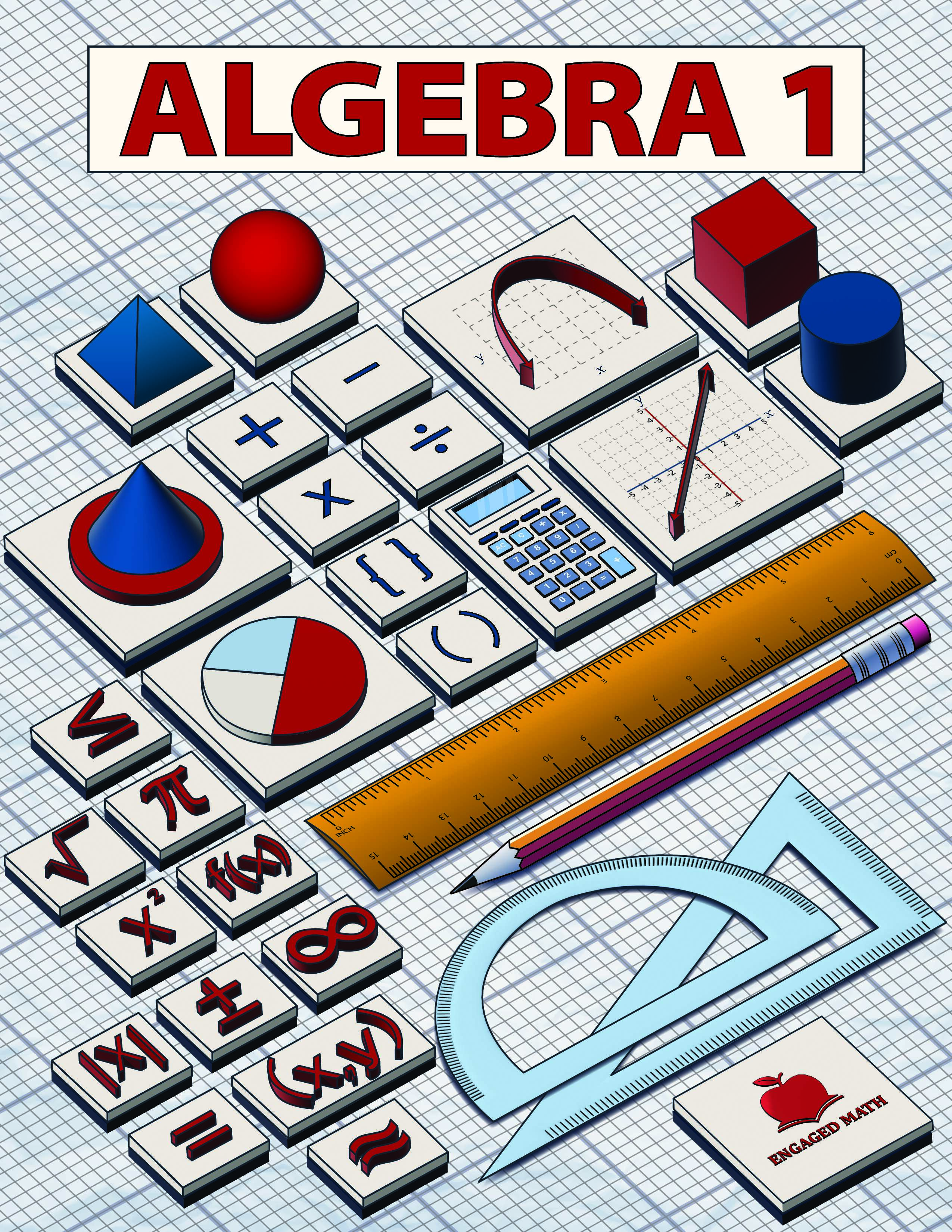 Algebra 1 Workbook (Spiral-bound hardcopy) – FREE SHIPPING!